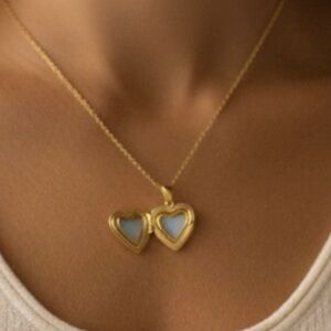 NWT Argento Vivo Sterling Silver Heart Locket Necklace